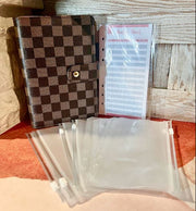 Checkered A6 Binder