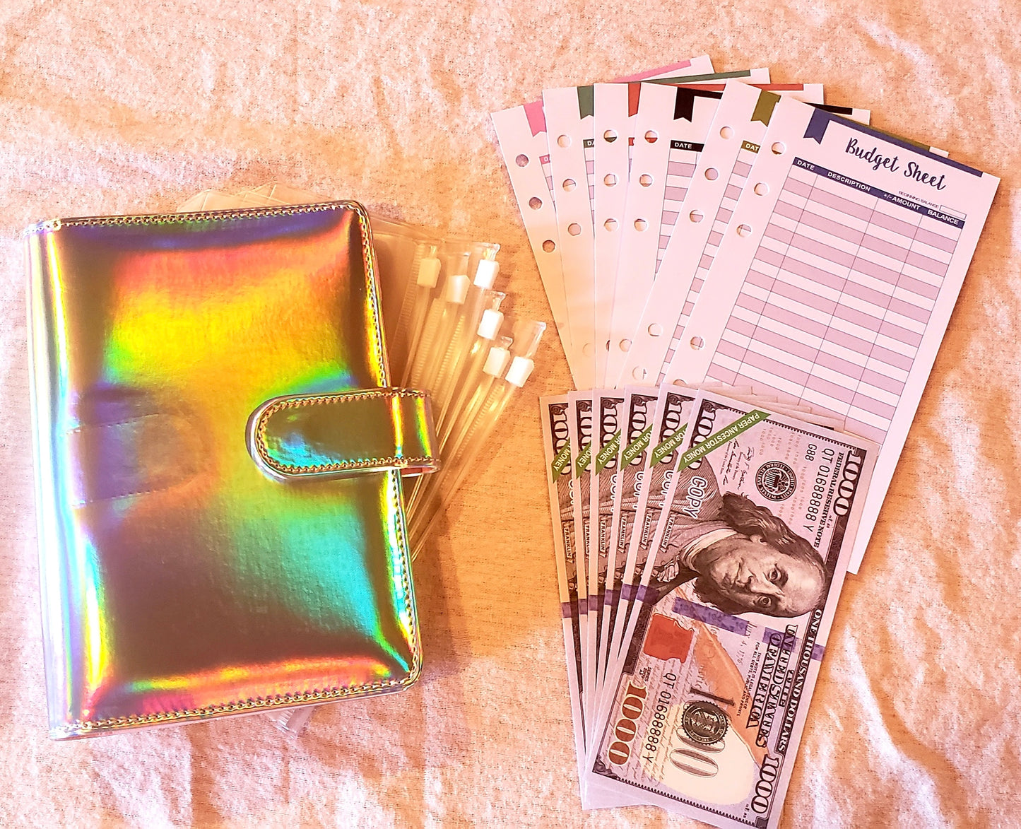 Holo Budget Binder