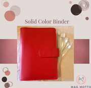 A6 Solid Cash Binder