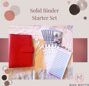 A6 Solid Cash Binder